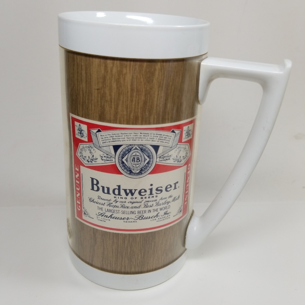 Vintage Budweiser Thermo-serv mug